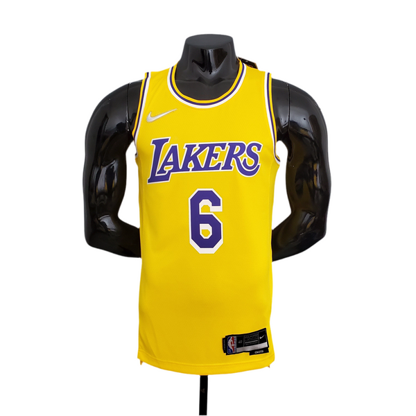 Los Angeles Lakers Men's 75th Anniversary NBA Tank Top - Yellow
