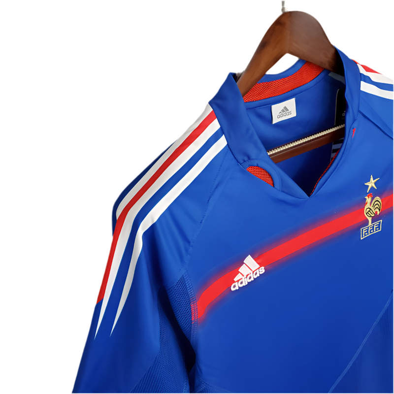 France Retro 2004 Blue Jersey -