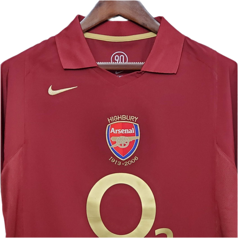 Arsenal Retro 2005/2006 Shirt - Wine
