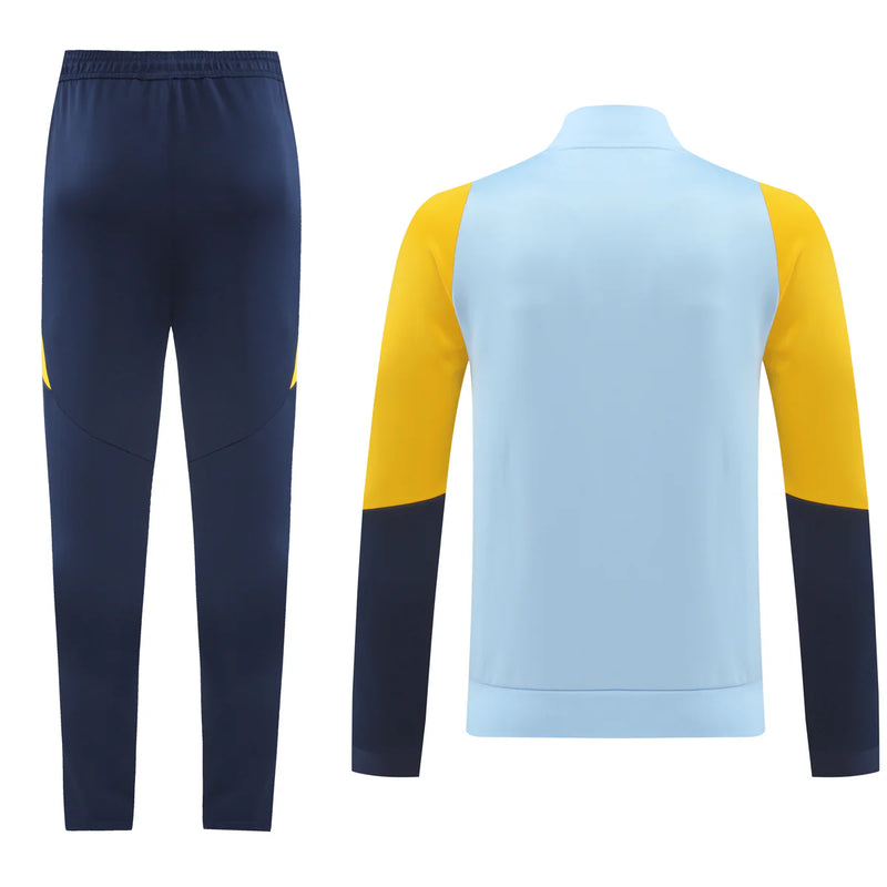 Real Madrid 24/25 Tracksuit - Blue and Yellow