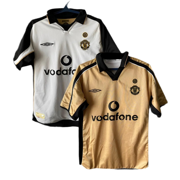 Manchester United Retro 2001/2002 Shirt - White