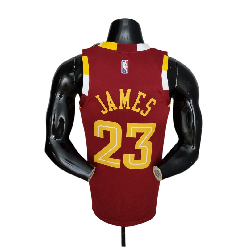 Cleveland Cavaliers Urban Edition Men's NBA Striped Tank Top - Red