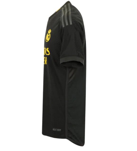 Real Madrid Third Jersey 23/24 - Black and Yellow