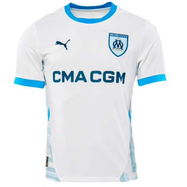 Camisola Olympique de Marseille I 24/25 - Branco