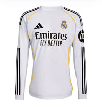 Maillot domicile Real Madrid 25/26 - Manches longues