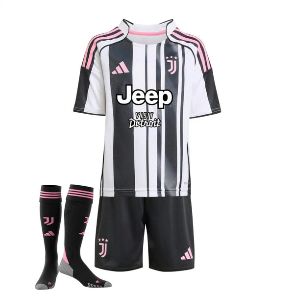 Kit Infantil Juventus I 25/26 - com Meia
