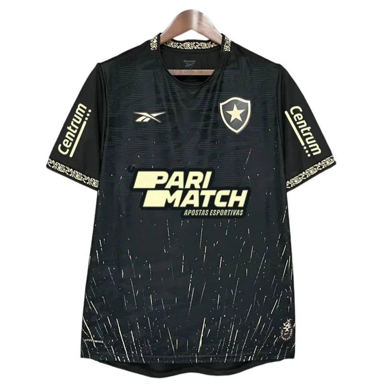 Botafogo II 24/25 jersey with sponsorship - Black and Gold