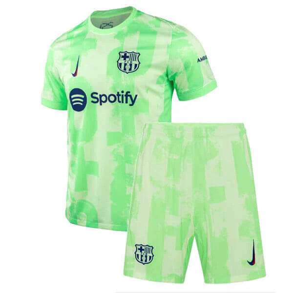 Barcelona III 24/25 Children's Kit - Green