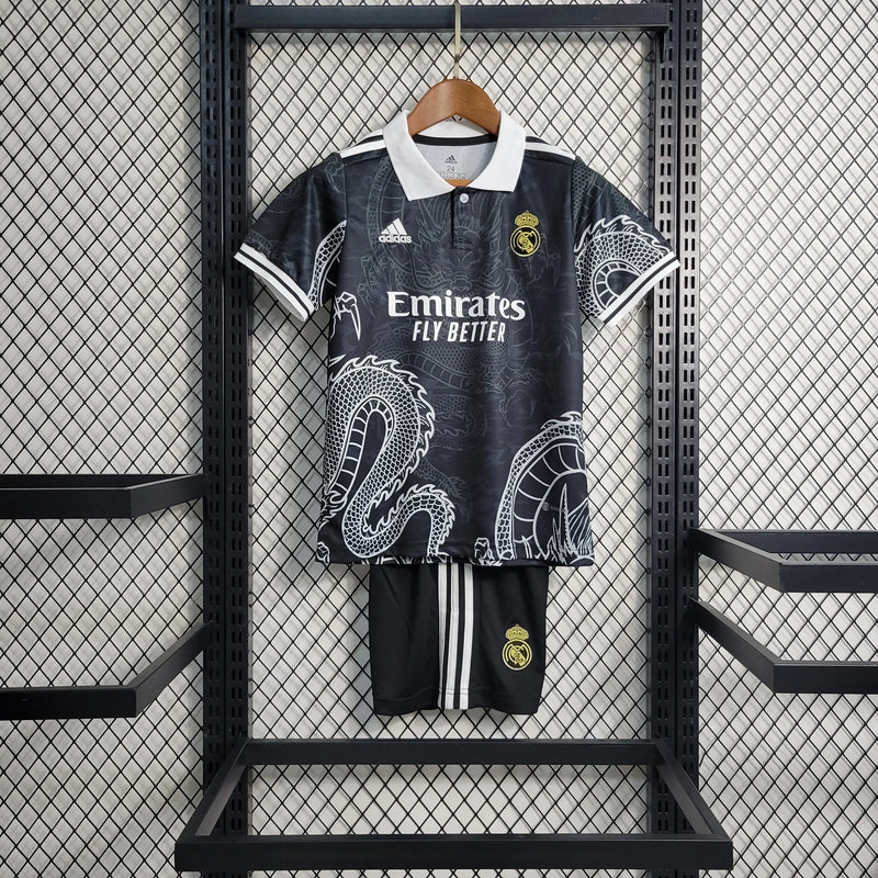 Kit Enfant Real Madrid Dragon Edition 23/24 - Noir