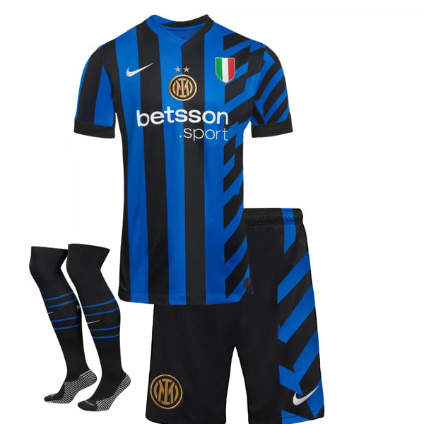 Kit Enfant Inter Milan I 24/25 - Bleu avec chaussettes