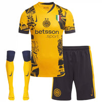 Inter Milan Third Kit 24/25 - Yellow with socks
