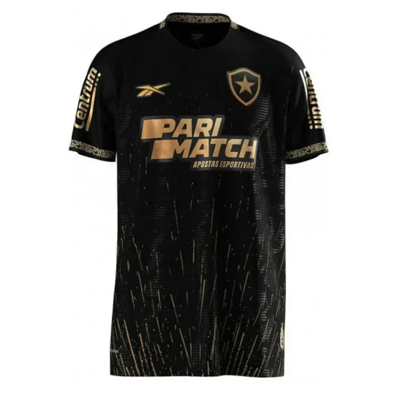 Botafogo II 24/25 jersey with sponsorship - Black and Gold