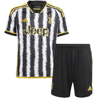 Kit Enfant Juventus I 23/24 - Noir, Blanc et Jaune
