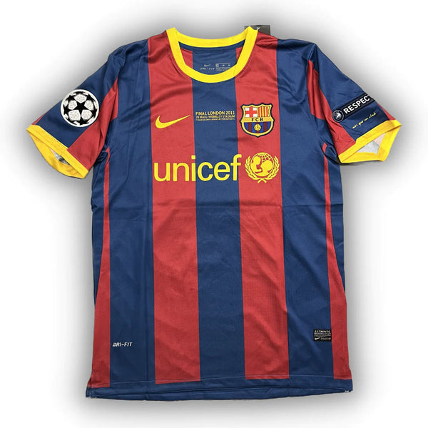 Barcelona Retro Home Shirt 2010/2011 - Final London