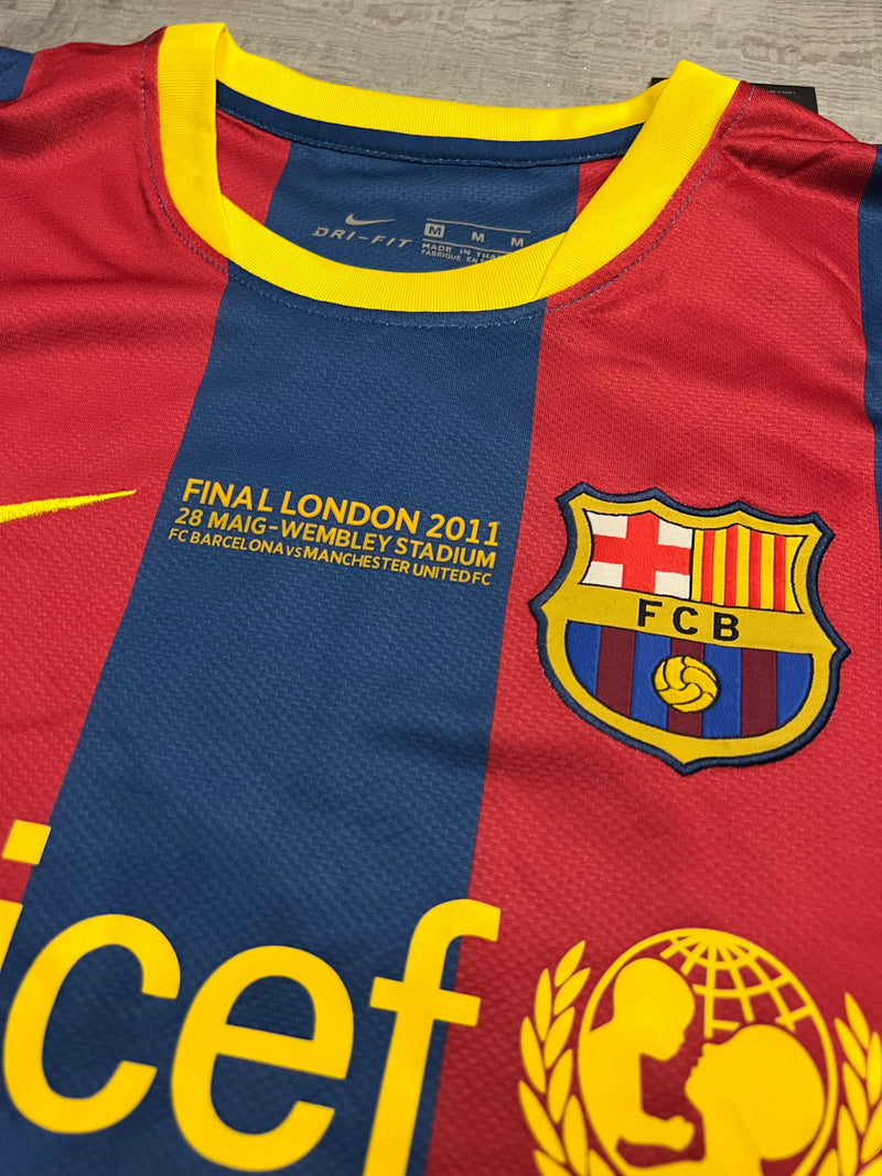 Barcelona Retro Home Shirt 2010/2011 - Final London
