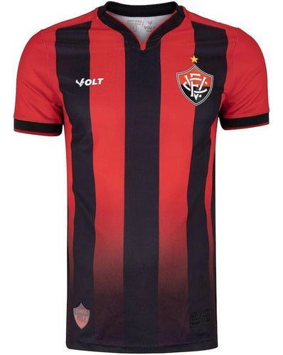 Sport Club Vitoria 24/25 Jersey - Red and Black