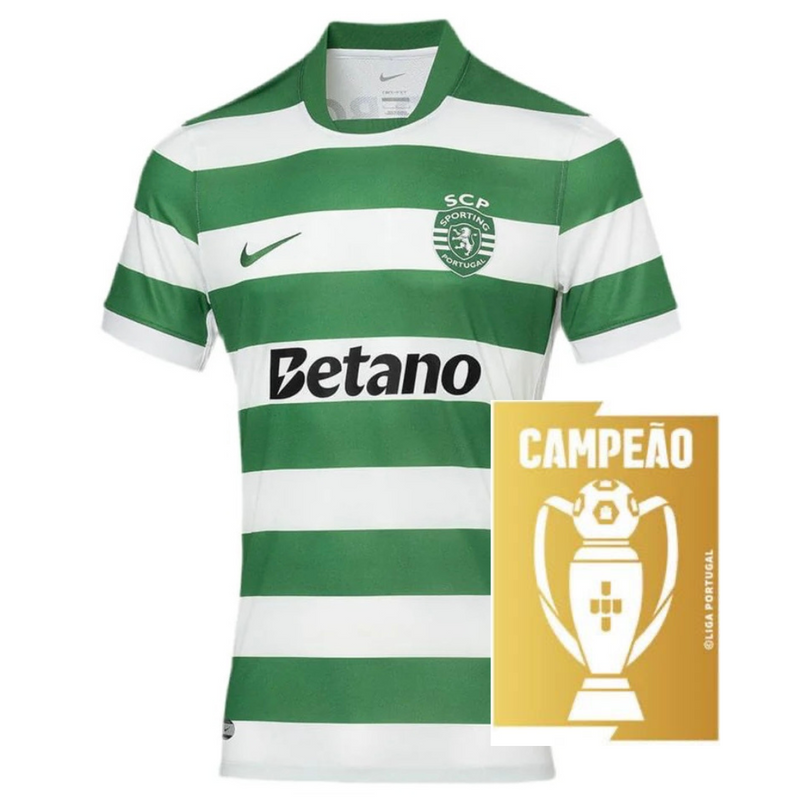 Sporting Home Shirt 25/26 - Portugal League Patch