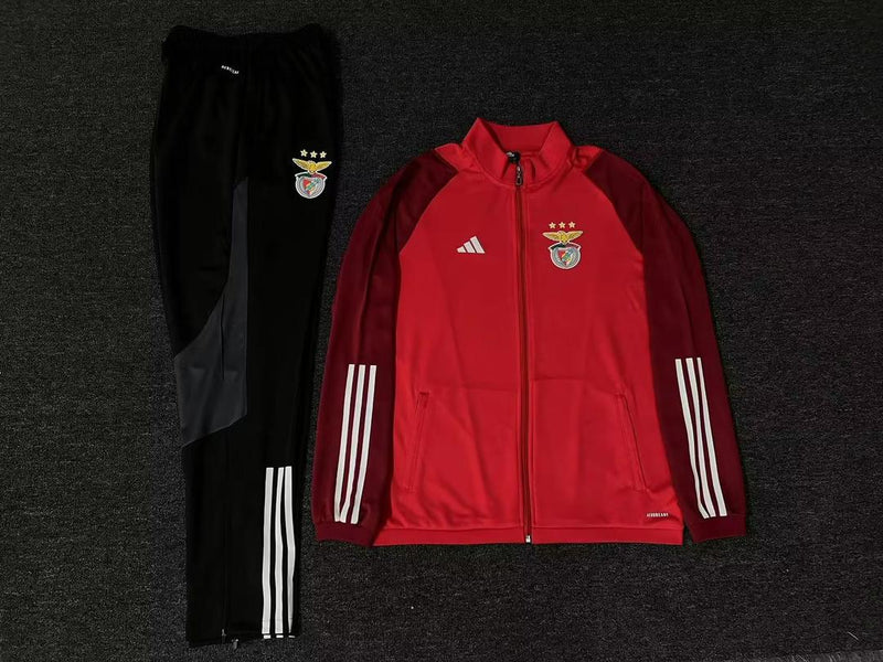 Benfica 23/24 Tracksuit Red - With zipper
