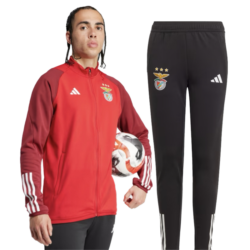 Benfica 23/24 Tracksuit Red - With zipper