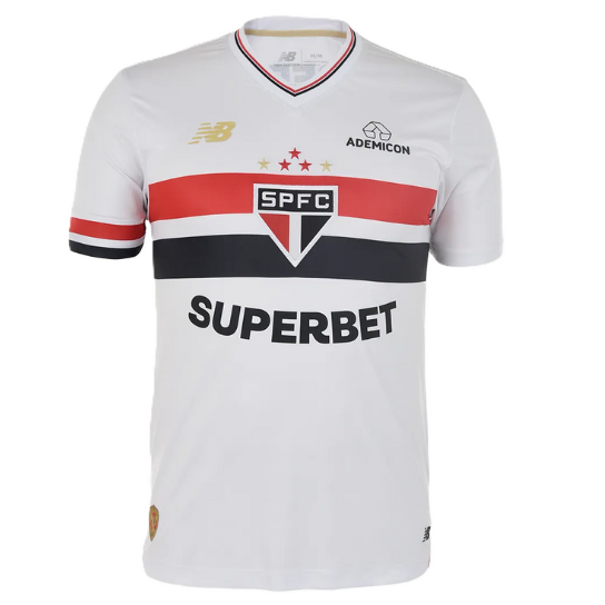 Camisola São Paulo I 25/26 - Branco