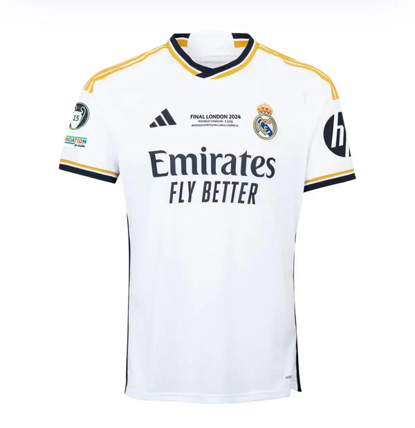 Real Madrid Home Shirt 23/24 - Champions League - UCL Patch + CWC