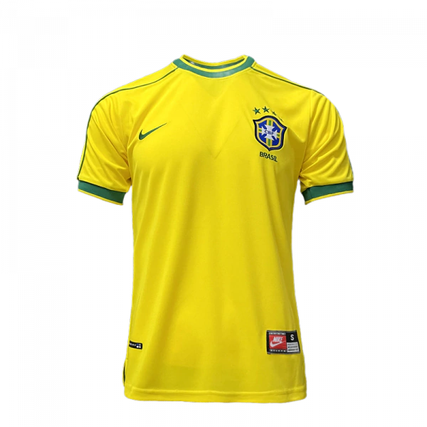 Retro Brazil National Team Jersey 1998 - Yellow