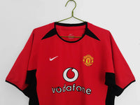 Maillot rétro Manchester United 02/04 - Rouge