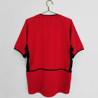 Maillot rétro Manchester United 02/04 - Rouge