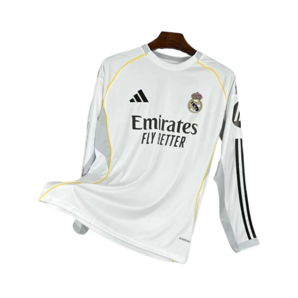 Real Madrid Home 25/26 Shirt - Long Sleeve