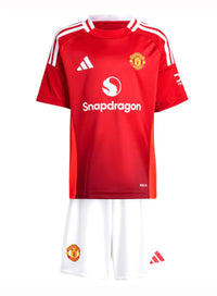 Kit Enfant Manchester United I 24/25 - Rouge et Blanc