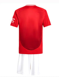 Kit Enfant Manchester United I 24/25 - Rouge et Blanc