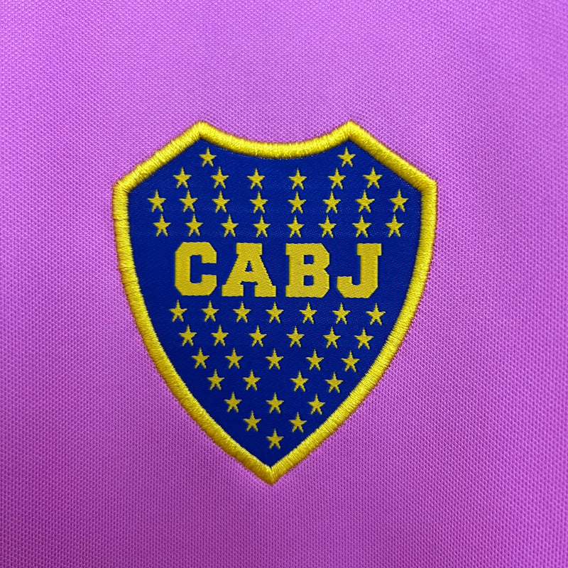 Boca Juniors Long Sleeve Jersey 03/04 - Blue and Yellow