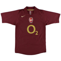 Camisola Arsenal Retrô 2005/2006 - Vinho