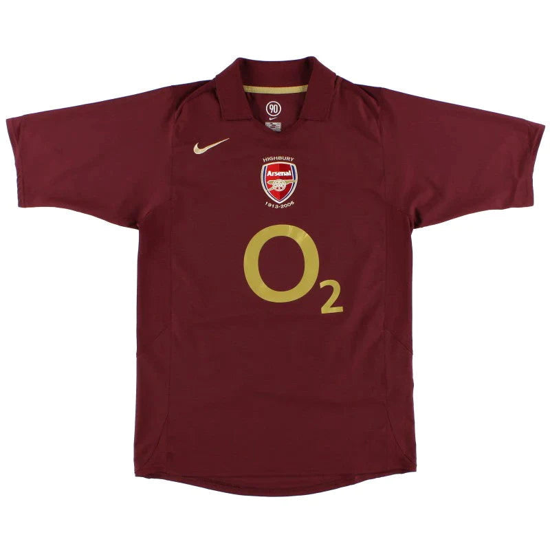 Arsenal Retro 2005/2006 Shirt - Wine