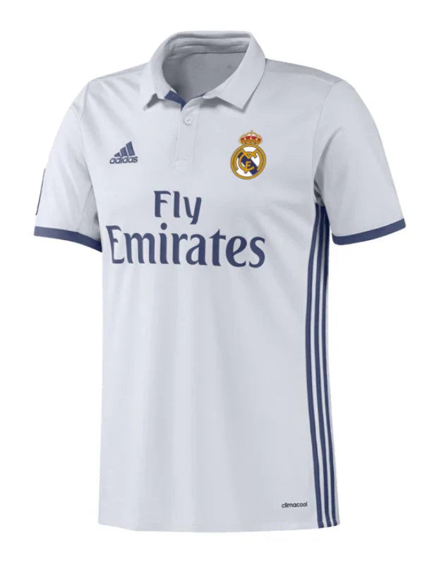 Real Madrid Retro 2016/2017 Home Shirt - White