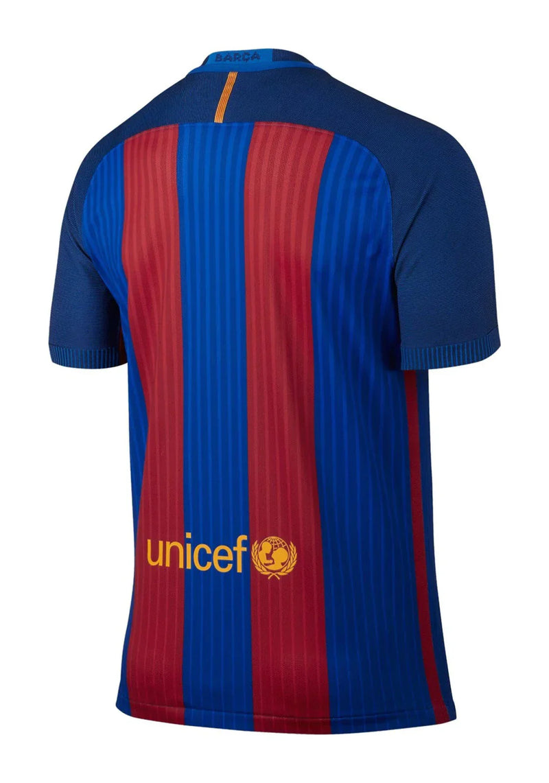 Barcelona Retro Home Shirt 16/17 - Blue