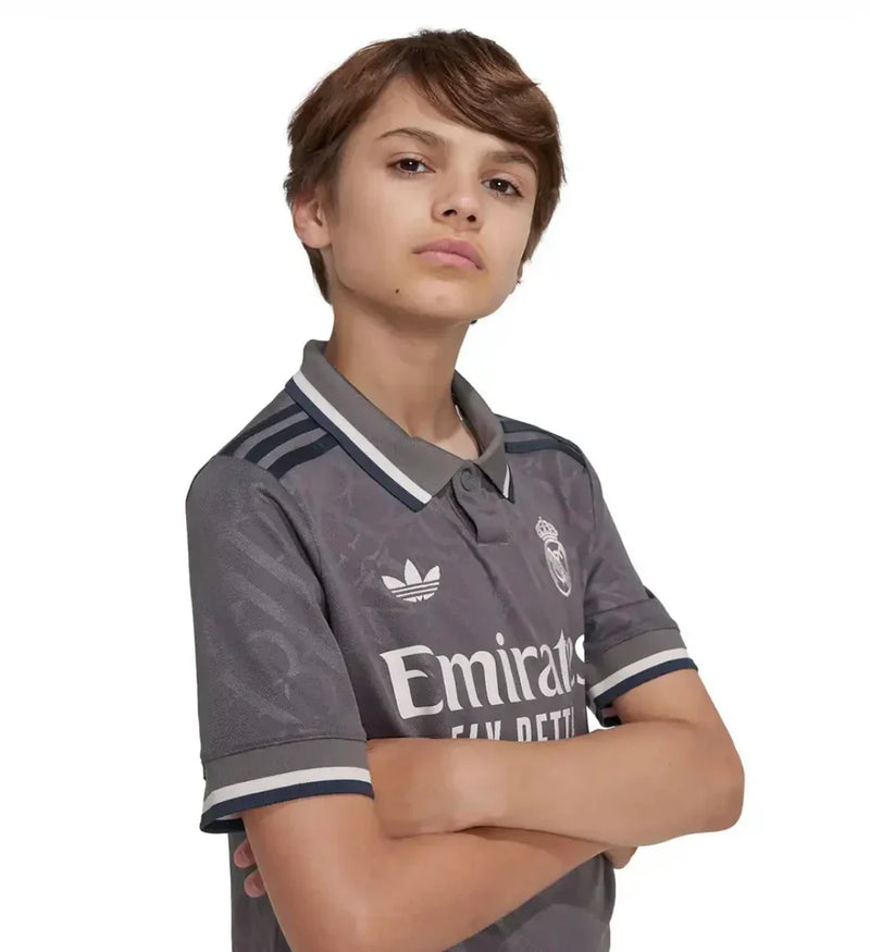 Real Madrid III 24/25 Children's Kit - Black