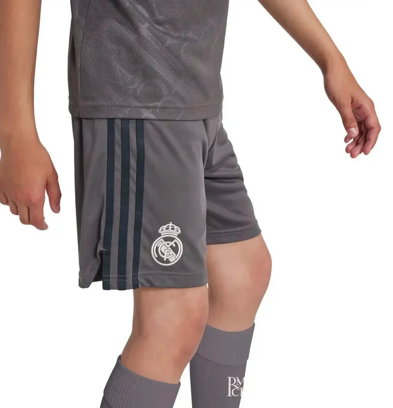 Real Madrid III 24/25 Children's Kit - Black