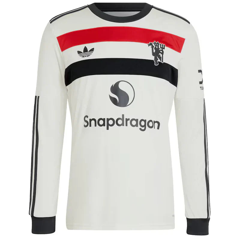 Manchester United III 24/25 Long Sleeve Jersey - White