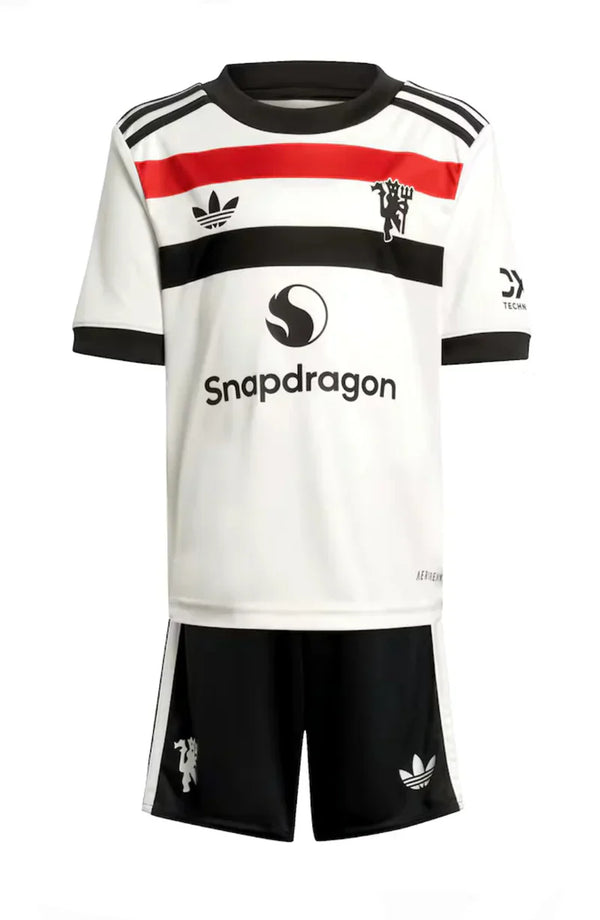 Manchester United III 24/25 Children's Kit - White