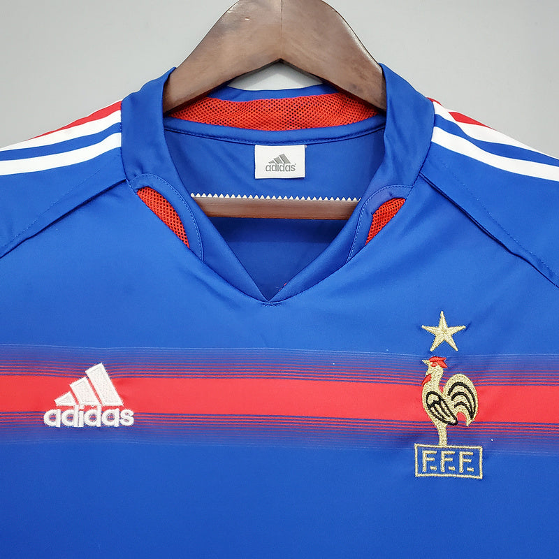 France Retro 2004 Blue Jersey -