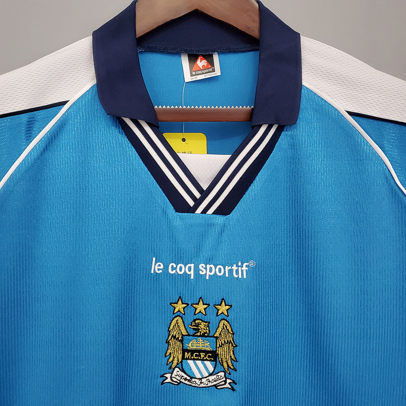 Manchester City Retro Shirt 1999/2001 Blue