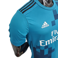 Real Madrid Third Jersey 17/18 - Blue Men's Player