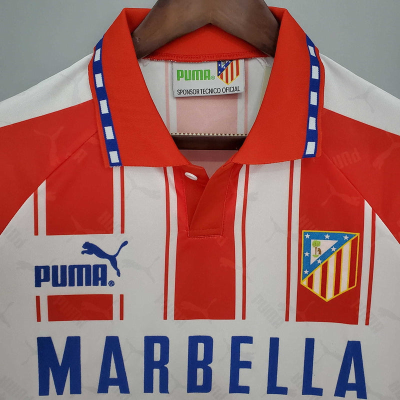 Atlético de Madrid Retro 1994/1995 Shirt - White and Red