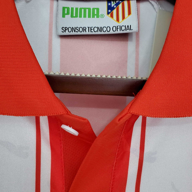Atlético de Madrid Retro 1994/1995 Shirt - White and Red