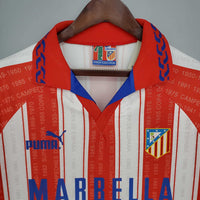 Atlético de Madrid Retro 1995/1996 Shirt - White and Red