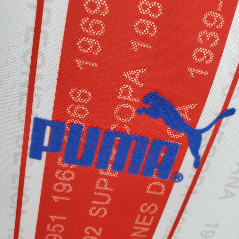 Atlético de Madrid Retro 1995/1996 Shirt - White and Red