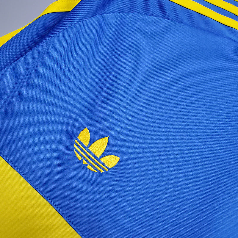 Boca Juniors Retro 1981 Blue and Yellow Jersey -