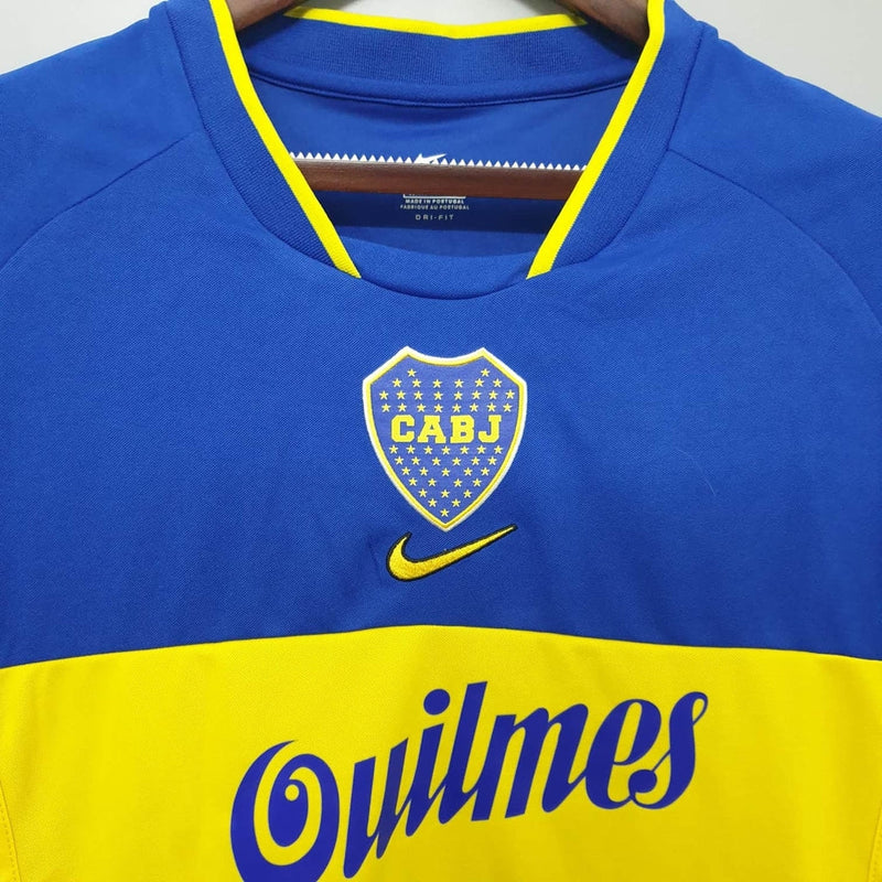 Boca Juniors Retro 2001 Blue and Yellow Jersey -