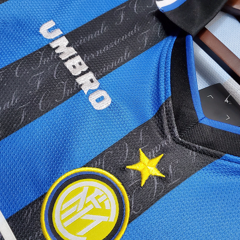 Maillot rétro Inter Milan 1997/1998 - Bleu et Noir